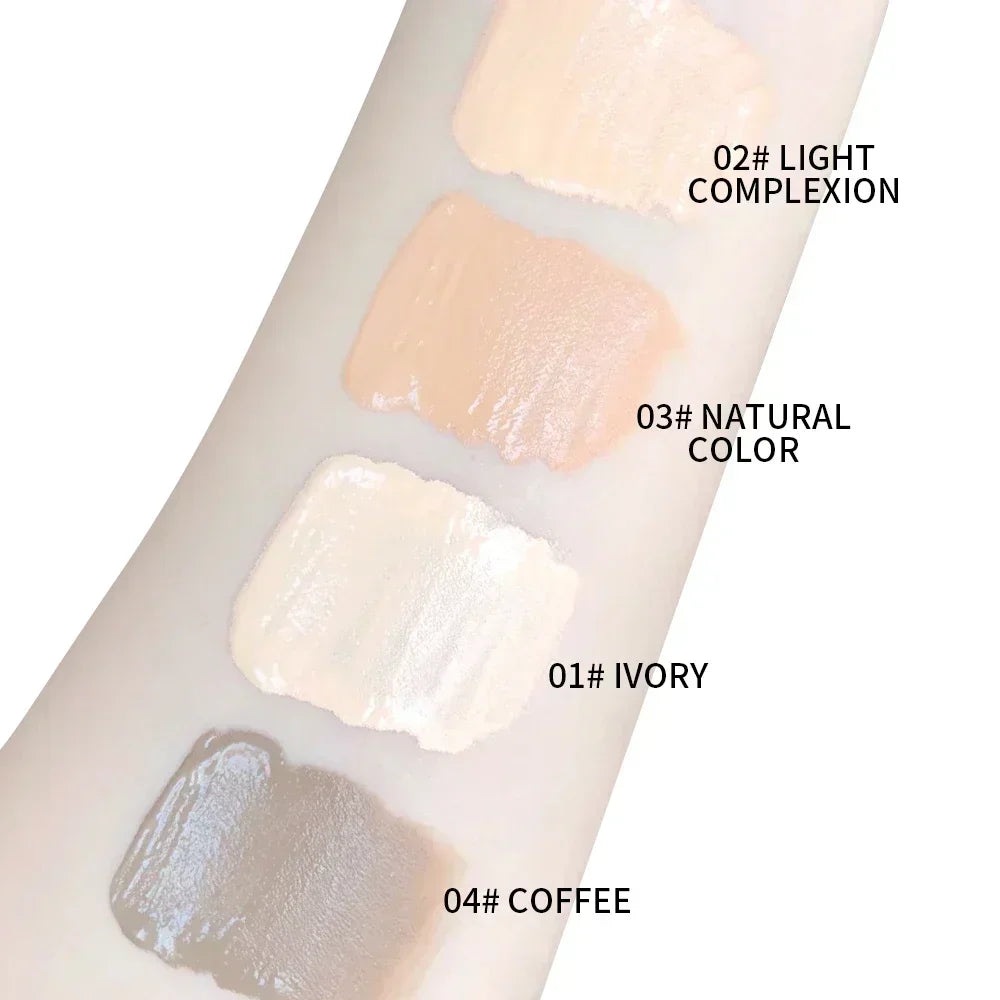 Moisturizing Liquid Concealer Stick Waterproof Lasting Cover Acne Dark Circles Foundation Cream Brightening Face Contour Makeup