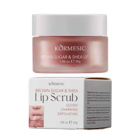 Moisturizing Anti-Chapped Lip Scrub, Brightens, Whitens, and Softens Lips, Gently Removes Dead Skin and Chapped Skin