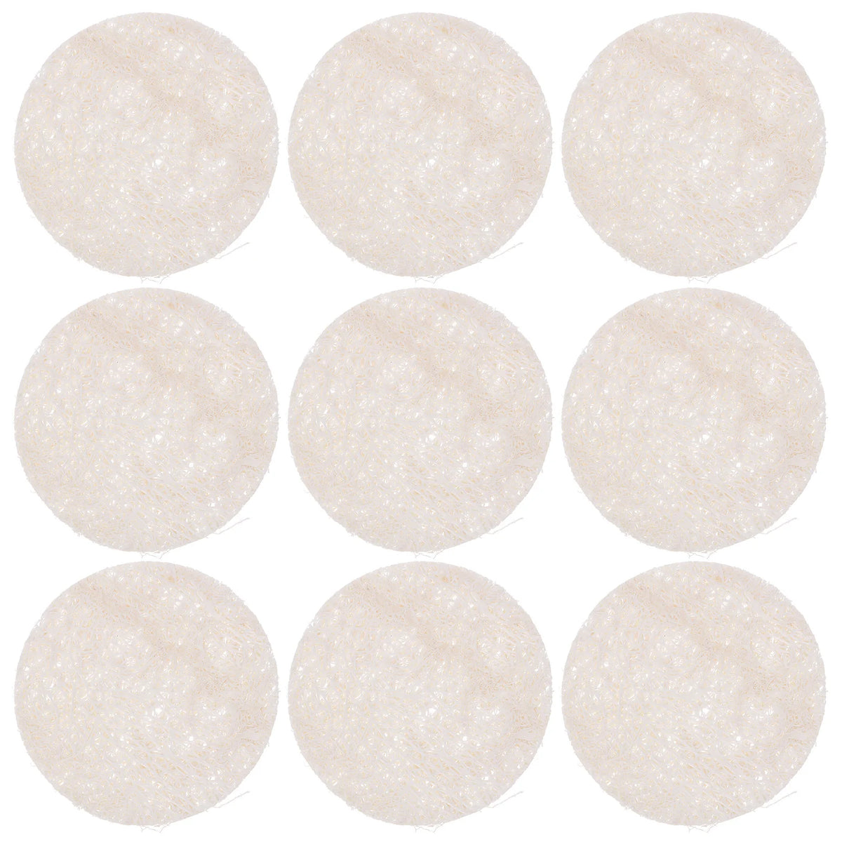 18Pcs Natural Loofah Sponge Exfoliating Face Scrubber Body Wash Pads Bath Brush Sponges Facial Cleanser Skincare Tools Body