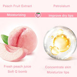 Colorless Vitality Color Lip Balm Change Lipstick Peach Girl Moisturizing Long Lasting Lip Gloss Makeup Care Repair Lip Mask