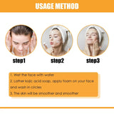 EELHOE Kojic Acid Soap Cleaning Even Skin Skin Brightener Oil Control Nourishing Hydration Skin Care Natural Turmeric Soap 100g