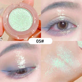 Monochrome Glitter Eyeshadow Pearlescent Highlighter Powder Makeup Diamond Eye Shadow Palette Bright Shiny Eye Makeup Cosmetics