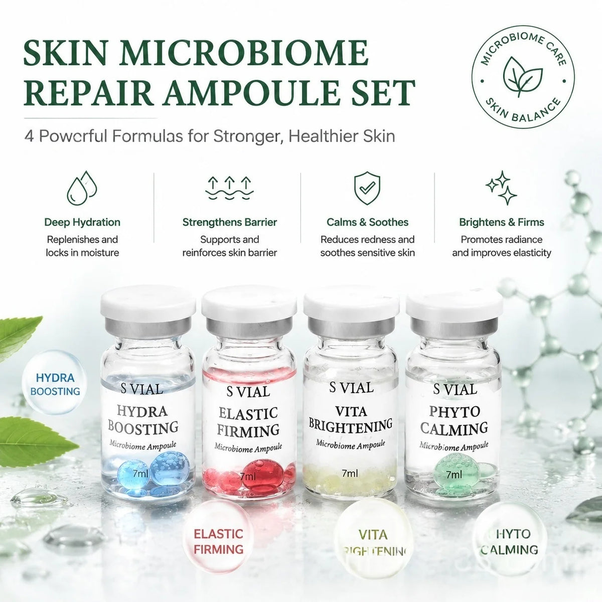PDRN Probiotic Age-defying Serum Facial Hydrating Serum Skin Firming and Brightening Korean Defy Wrinkles Skin Care Products