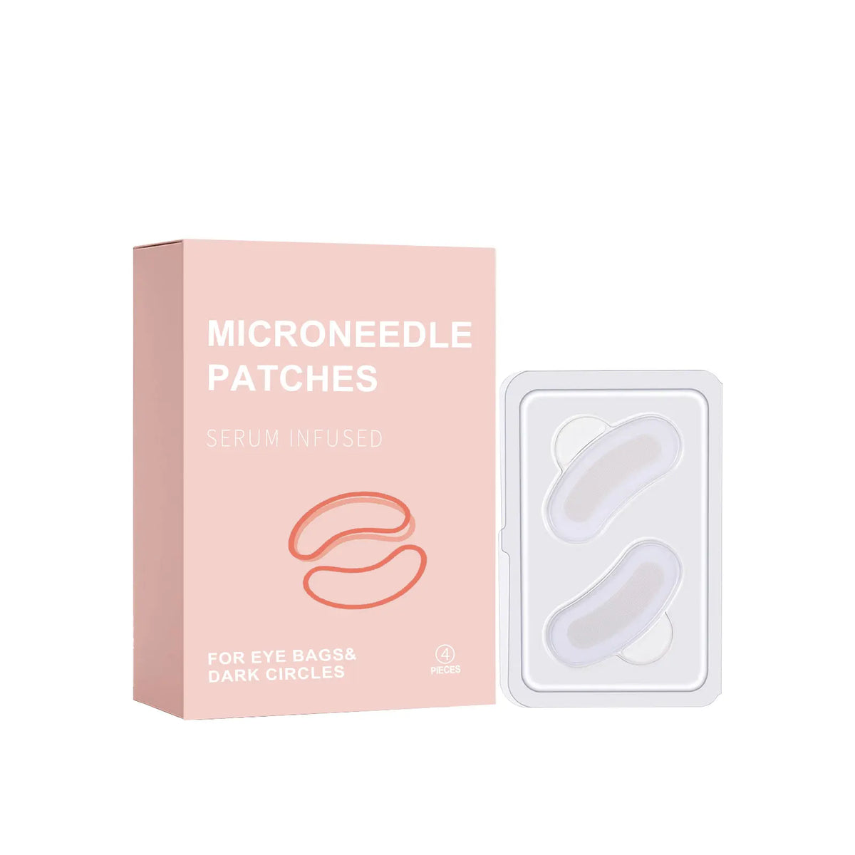 0.25mm Retinol Microneedle Eye Patches Mask Reduce Dark Circle & Eye Bags Anti-Aging Firming Patches Forehead & Smile Line Patch