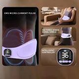 Waist Massager Heating Pad Period Pain Relief - Portable EMS Belly Massager Belt Women Back Pain