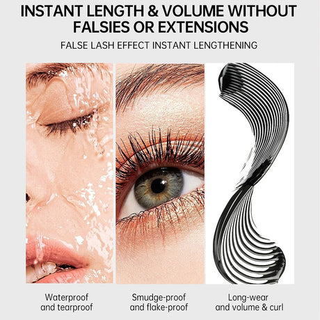Colorful Slender Mascara Waterproof Fast Drying Curling Eyelashes Multicolor Lashes Makeup Long Lasting Blue Green Cosmetics