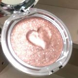 Diamond Highlighter Powder Palette Waterproof High Gloss Glitter Body Highlight Eyeshadow Face Contour Illuminator Makeup