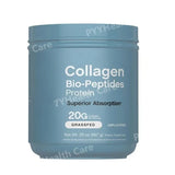Collagen Bio-Peptides Powder Super Hair, Skin, and Nails Grassfed Protein Supplement Advanced with 18 Essential Amino Acids