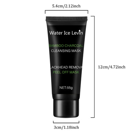 Bamboo charcoal cleansing mask Blackhead Removal Deep Mask Deep Cleansing Cleansing Exfoliating Mask Treatment Black Mask