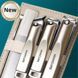 1/5pcs Professional Manicure and Pedicure Kit  Includes Nail Clipper Nail File and Ear Pick Portable Storage Case Tool