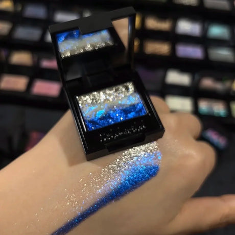 Coldnwild Monochrome Gradual Eye Shadow Chameleon Glitter Blue Purple High Concentration Optical Matching Eyemakeup
