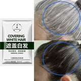 Herbal Anti-grey Treatment Hair Dye Shampoo White To Black Permanent Repair Natural Color Nourish Scalp Hair Care Products