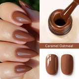 MAYCHAO Cherry Red Gel Nail Polish 12ml Glossy Semi Permanent Soak Off UV LED Frosted Gel Nails Base Painting Varnish