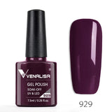 Venalisa 7.5ml Fashion Shiny Soak Off UV Gel Nail Gel Polish Cosmetics Nail Art Manicure Nails Gel Polish Tips Nail Varnish