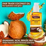 Palmer's Vanilla Coconut Firming Body Oil - 72H Hydration with Shea Butter & Vitamin E for Softer Skin Tightening & Firming
