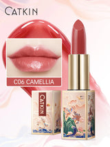 CATKIN Tinted Lip Balm Color Changing Lipstick Ultra Hydrating Natural Lip Moistrurizer with Vitamin E Nourishing For Cracked &