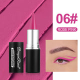 Matte Eyeliner Pencil Black White Blue Green Eyeliner Cream Waterproof and Not Easy To Smudge Colorful Eye Liner Eye Makeup Tool