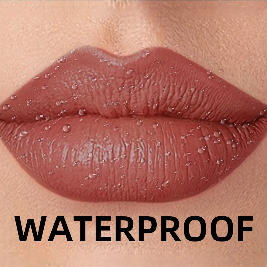 7 Colors Waterproof Lip Tint Peel Off Lip Liner Tattoo Lipgloss Long Lasting Matte Pink Red Brown Contour Makeup Lips Stain Gift