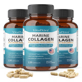 Marine Collagen Complex Capsules - Hyaluronic Acid Biotin, Support Skin Hair Nail Condition, Joint Cartilage & Body Wellness