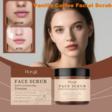 Vanilla Coffee Facial Scrub Deep Cleansing Oil Control Face Exfoliator Dual Scrubbing Particles Nourishing Smooth Glowing Skin