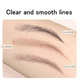 Matte Hard Eyebrow Pen Microblading Brows Definer Enhancers Easy To Apply Pencil Permanent Natural Waterproof Eyebrows Paint