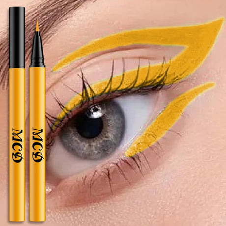 8Colors Liquid Eyeliner Neon Colored Pen Waterproof Uv