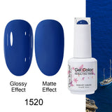 Clou Beaute Gel Nail Polish Neon Brown Royal Blue Red Green Pastal Nude Nail Art Varnishes Gel Lacquer Top Coat UV Gel Nail