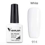 Venalisa 7.5ml Fashion Shiny Soak Off UV Gel Nail Gel Polish Cosmetics Nail Art Manicure Nails Gel Polish Tips Nail Varnish