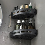 NEW 3/2/1 PCS Adhensive Bathroom Shampoo Holder Shower Caddy Shelves Storage No Drill Shelf Corner Towel Holder Shelves For