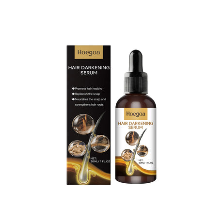 Hair Darkening Serum Deep Clean Scalp Dirt Nourish Strengthen Hair Roots Prevent Hair Loss Anti Breakage Hair Care Essence