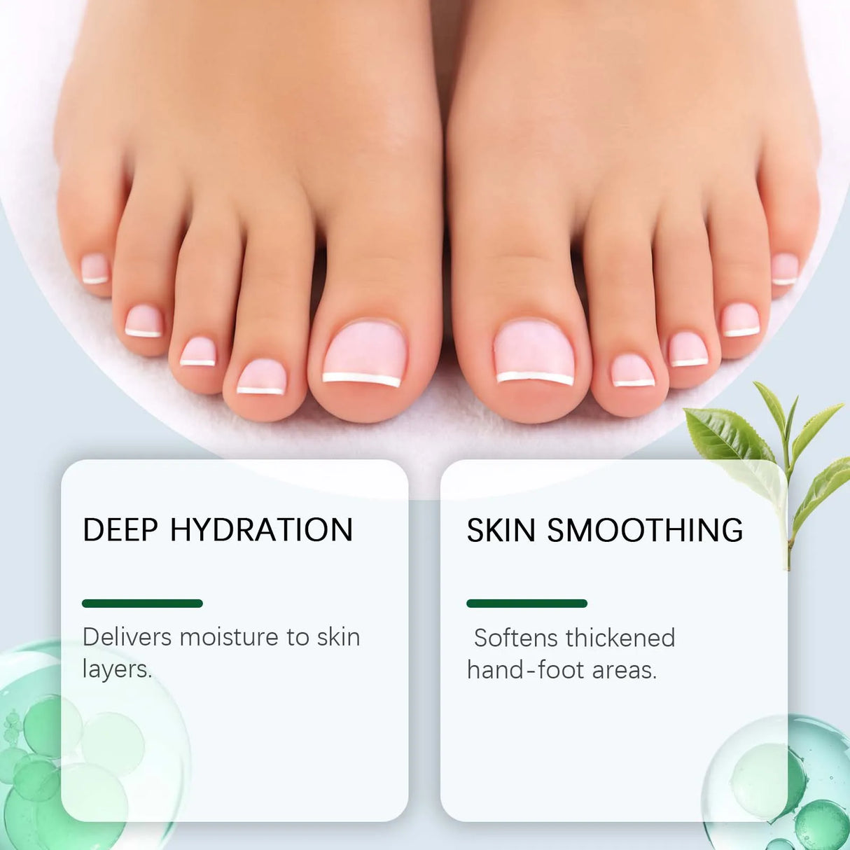 Hand and Foot Balm Stick with Beeswax for Dry Cracked Skin Soothing Repairing Rough Heels Hands Non Greasy Travel Size 30g