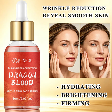 JUINHOU Dragon Blood Hydration Serum Infused With Dragon's Blood Extract Niacinamide Brighten Skin Refines Pores Bouncy All Day