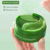 SADOER 60pcs Collagen & Aloe Vera Eye Mask Patches Anti Dark Circles Eye Bags Removal Moisturizing & Firming Skin Care Treatment
