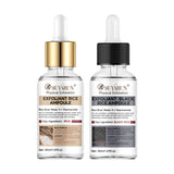 SUYARUN Rice & Black Rice Scrub & Serum Duo - Natural Exfoliating Kit for Face/Body | Pore Cleansing + Brightening Skincare Set.