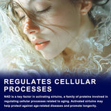 1500MG NAD+ Supplement - With Trans-Resveratrol, Natural Energy, Anti-aging & Cellular Health, Strengthens The Immune System