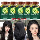 Pure Natural Herbal Hair Dye Shampoo Change Hair Color Cover Gray Hair White Hair Treatment Bubble Plant Hair Dye Hair Care