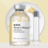 Super Hydrating Collagen Essence, Peptide Firming Ampoule Serum, Liquid Set Needle Type Korean Silk Collagen Moisturizing Serum