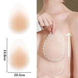 Seamless Silicone Thin Nipple Cover Invisible Waterdrop No Glue Sticky Bra Sticker Nubra Stickers Lifting Breast Pads Pasties