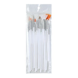 15pcs Fine Detail Paint Brush Set - Miniature Paint Brush for Detailing & Art Painting - Acrylic,Watercolor,Nail Art & Tools