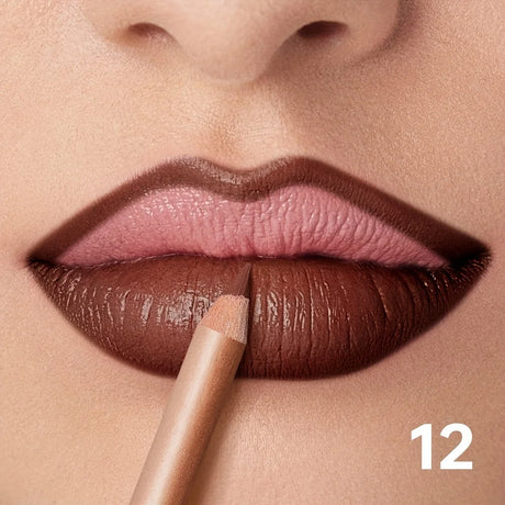 Nude Matte Lip Liner, Waterproof Long Lasting High Pigment Lip Pencil, Smooth Precise Lip Makeup Gift for Women