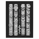 1 Pc Snake Pattern Silicone Nail Mold 3D Stereoscopic Nails Art Decorations DIY Manicure Tool Nail Template Mold