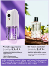 Multi-functional rechargeable portable aroma diffuser essential oil diffuser timer air freshener car home living room bathroom