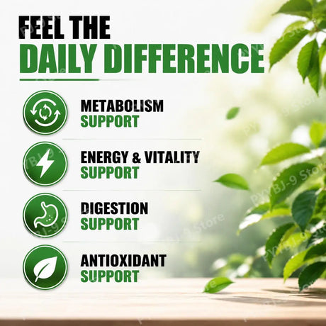 Docteat Daily Burn Gummies, Weight Balance, Metabolic Support, Digestive Comfort, Antioxidant, Energy & Vitality - 60 Count