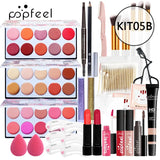 Christmas Makeup Gift Box Foundation Eyeshadow Powder Long Lasting Lip Ink 27 Pieces Birthday Gifts Makeup for Women Full Kit
