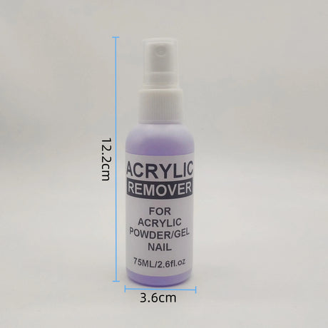 75ml Professional Acrylic Remover Liquid Nail Polish Remover Gel Remover
