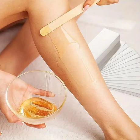 20/100pcs Deluxe Hair Removal Wax Strips Kit - Easy to Use, Disposable, Gentle on Skin, Painless Depilatory Wax Papers for Face