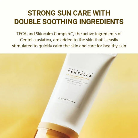 Korean Madagascar Centella Soothing Whitening Cream & Air-Fit Suncream Light SPF30 PA++++ Daily Sun Protection Skincare Products