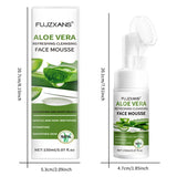 150ml Aloe Vera Cleanser Face Mousse Wash Refreshing Hydrating And Water-locking Deep Cleansing For Facial Skin Beauty Skincare