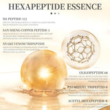 6 Peptide Essence Facial Refreshing Skin Care Set Contains Collagen to Improve Fine Lines, Brighten Skin, Moisturize and Nourish