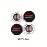 Rich Color Rendering Eyeliner Cream,Smudge Proof Waterproof Easy Coloring Makeup Cosmetic,( Brown, Blue Purple, Green And Black)